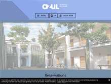 Tablet Screenshot of hotelazuloaxaca.com
